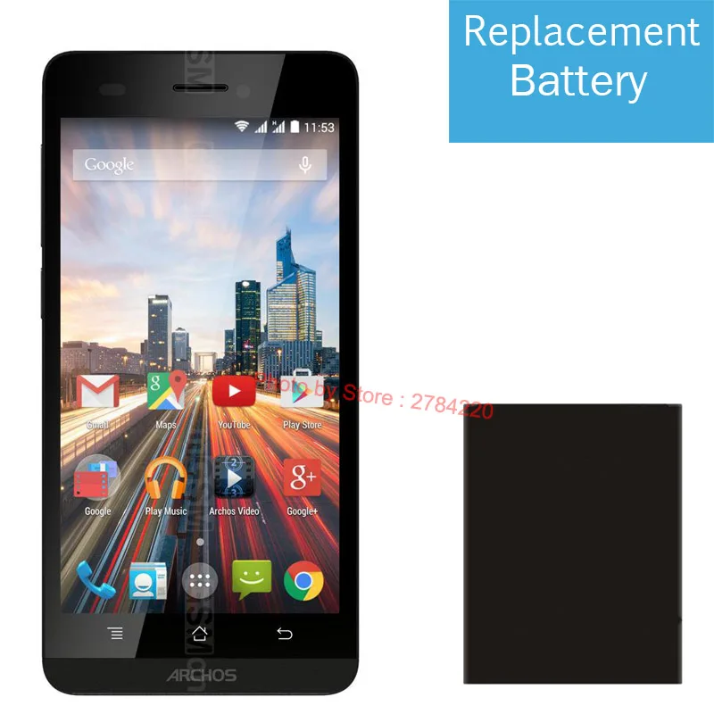 

Сменный аккумулятор для Archos 45b Helium 4G, аккумулятор для сотового телефона мобильный телефон