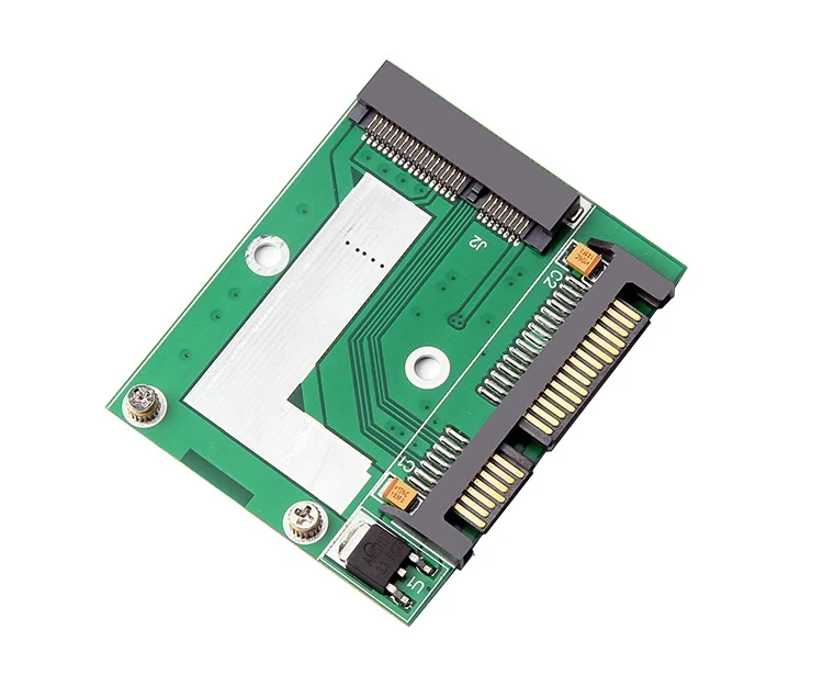 Бесплатная доставка 5 см половина высоты mSATA Mini PCI e SSD до 2.5in SATA3 конвертер адаптер