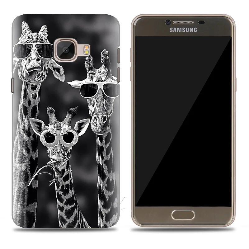 Чехол для телефона Samsung Galaxy C7 C7000 мультфильм Высокое качество окрашенные ТПУ