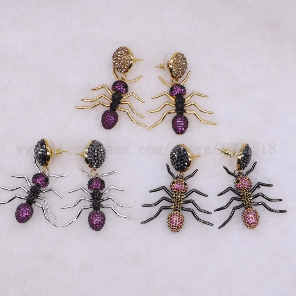 Серьги из муравьиных насекомых новый дизайн высокое качество подарок для женщин