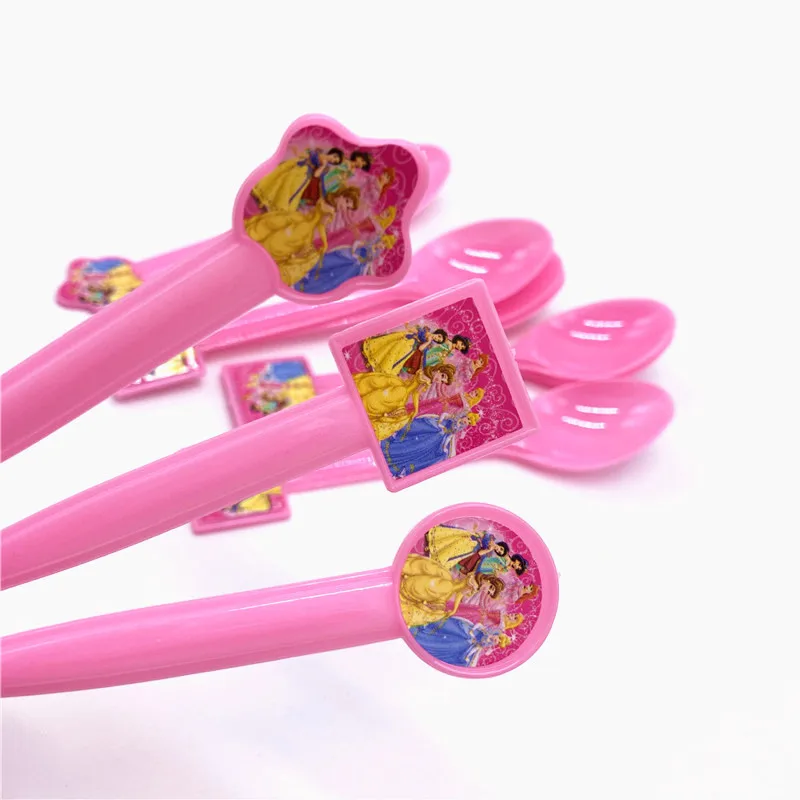 

Party Supplies 198/258pcs Six Princess Theme Cartoon Disposable Tableware Paper Cups Plates Napkins Birthday Event Flags Blowout