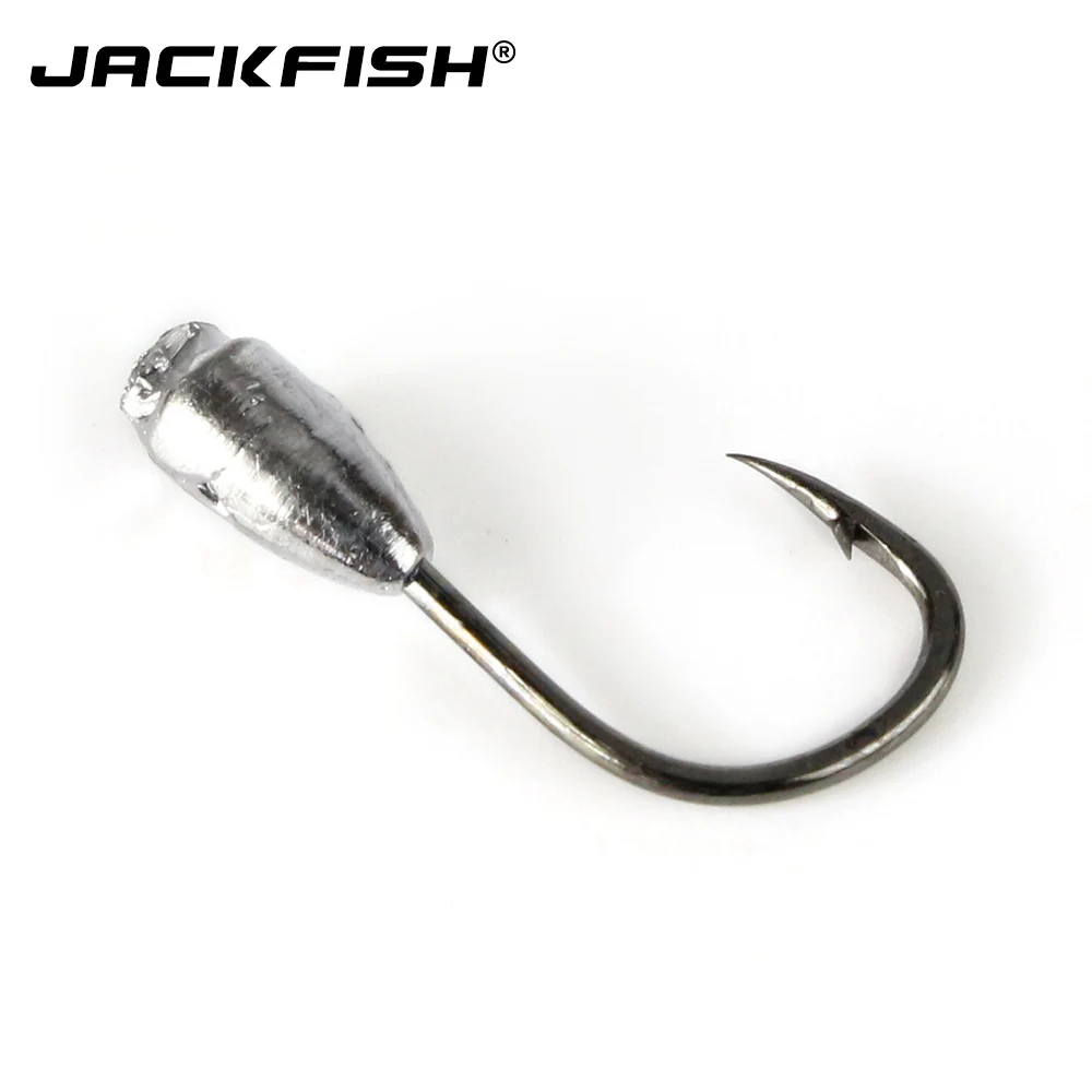 JACKFISH рыболовный крючок 10 шт./лот свинцовая головка джиг приманки 3g/4g/5g/6g/7g
