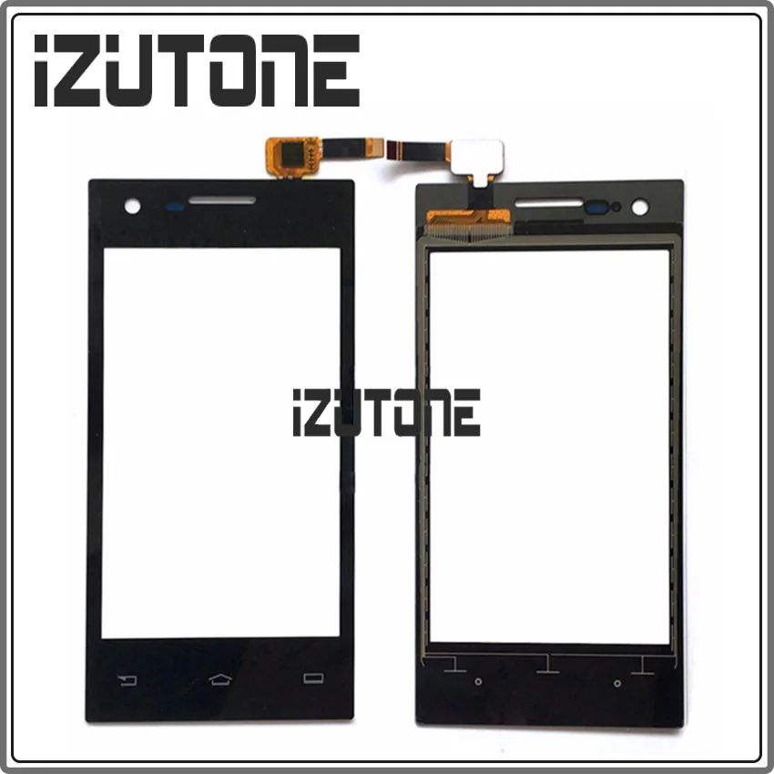 100% Warranty Black Touch Screen Digitizer Glass Sensor For Philips S309 By Free Shipping | Мобильные телефоны и