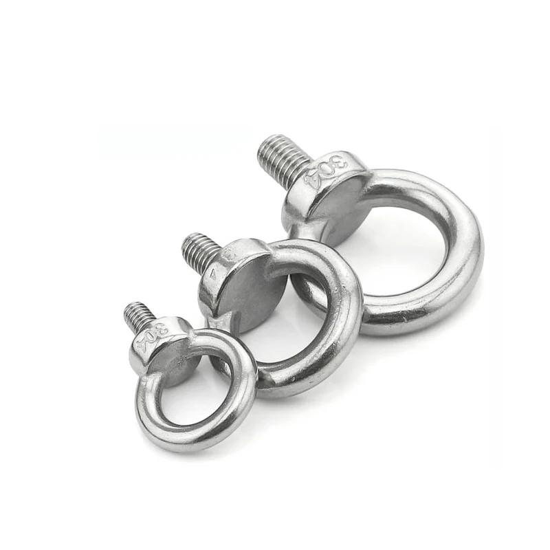 Кольцевая гайка кольцевой винт Eyebolt из нержавеющей стали M4 M5 M6 M8 M10 M12|steel nut|screw m12nut