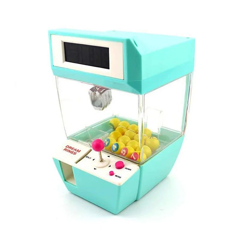 Green with box Candy Grabber Catcher кран ленивый человек будильник машина забавная игрушка забавная розыгрыш гаджет настольные игры подарки для детей - Цвет: Green with box