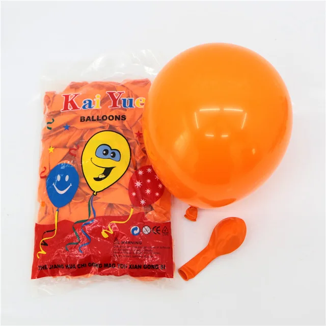orange 20 шт Новые Популярные 10 дюймовые серые розовые шары смешанные цвета матовые латексные шары надувные свадебные праздничные декоративные шары - Цвет: orange