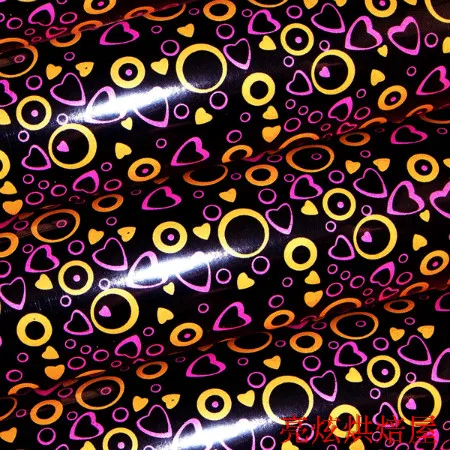 10 шт./партия Шоколадные Переводные листы переводная Фольга для шоколада сердца