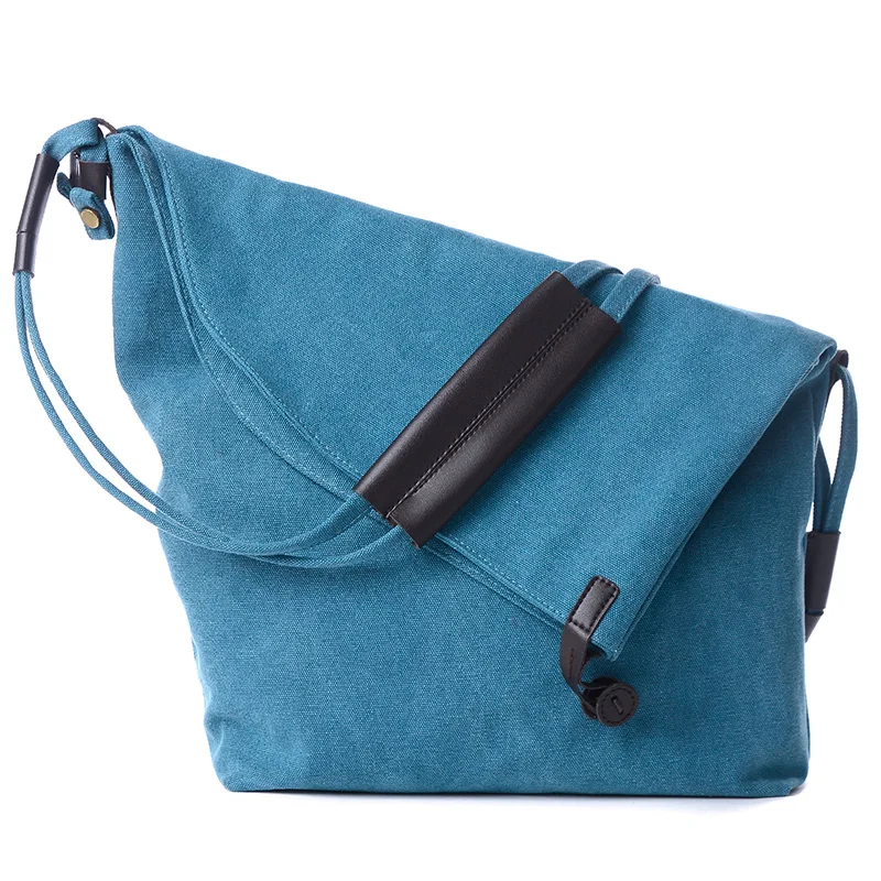 New Men Casual Messenger Bag High Quality Canvas Shoulder Bags for Women Business Travel Crossbody Purse Work Sling Handbag Pack | Багаж и