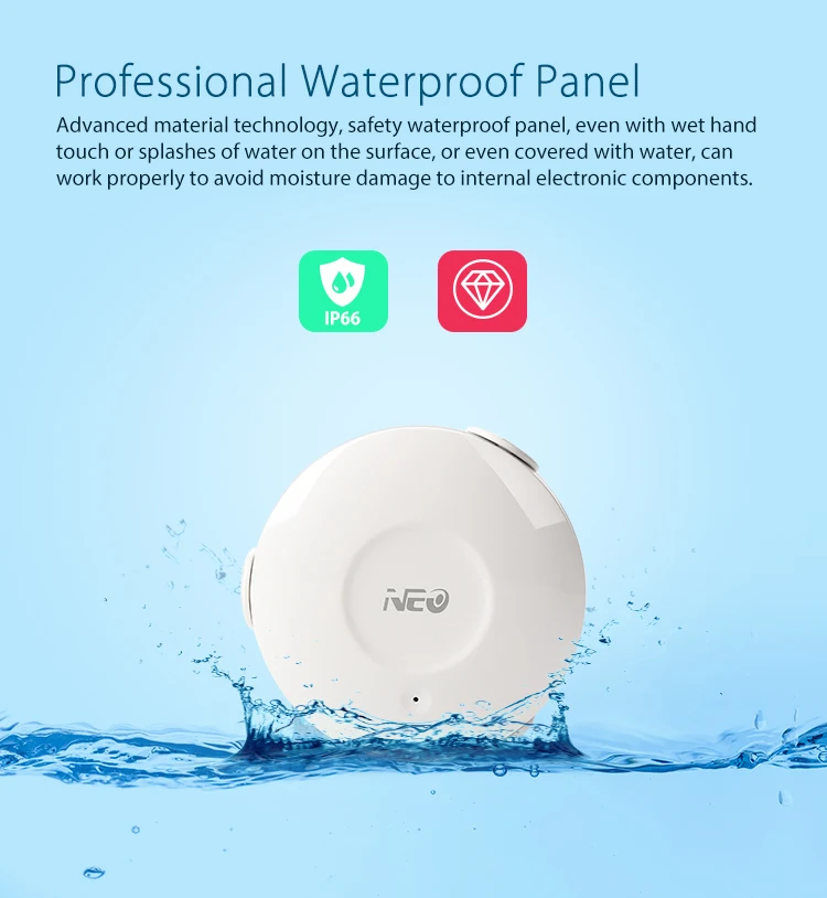 NEO Smart WIFI датчик утечки воды беспроводной детектор приложение оповещение сенсор