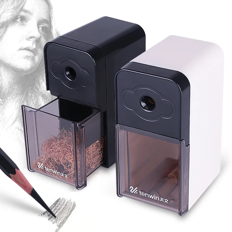 Механическая точилка Tenwin Профессиональная ручная для карандашей школьные