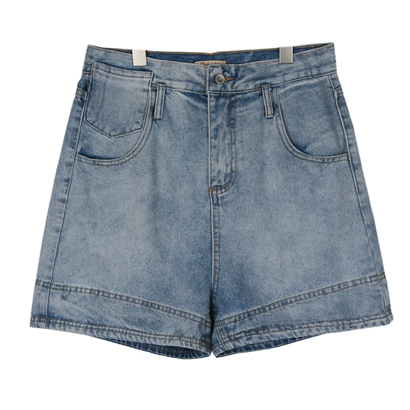 Джинсовые шорты женские серии 2018 Летняя мода Корейская одежда Высокая талия