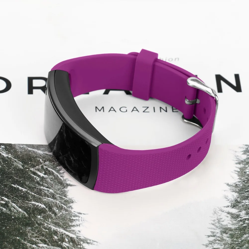 Спортивные часы для samsung gear Fit2 Pro, Роскошные Силиконовые Ремешки для наручных часов для samsung gear Fit 2 SM-R360, браслет на запястье