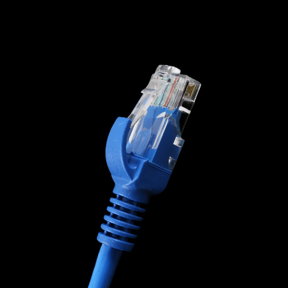 Высокоскоростной синий кабель Ethernet CAT5e RJ45 сетевой шнур LAN UTP патч для ПК ноутбука