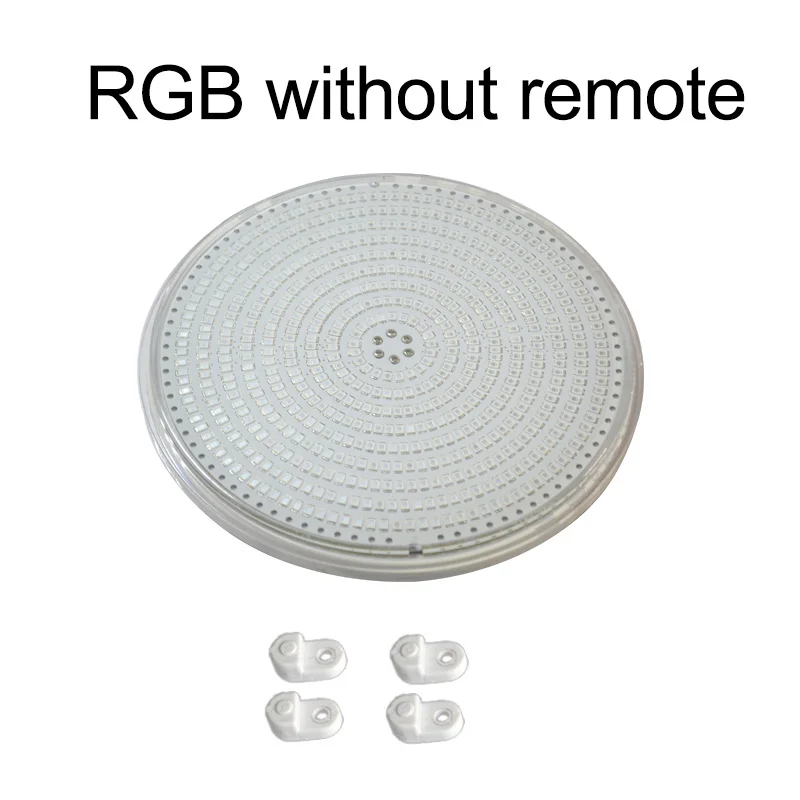 Holew подводный светильник s цветная(RGB) PAR56 смолы Беспроводная связь светодиодный 2-провода 12V светодиодный плавательный бассейн светильник IP68 Водонепроницаемый настенная лампа piscina - Испускаемый цвет: RGB Without remote