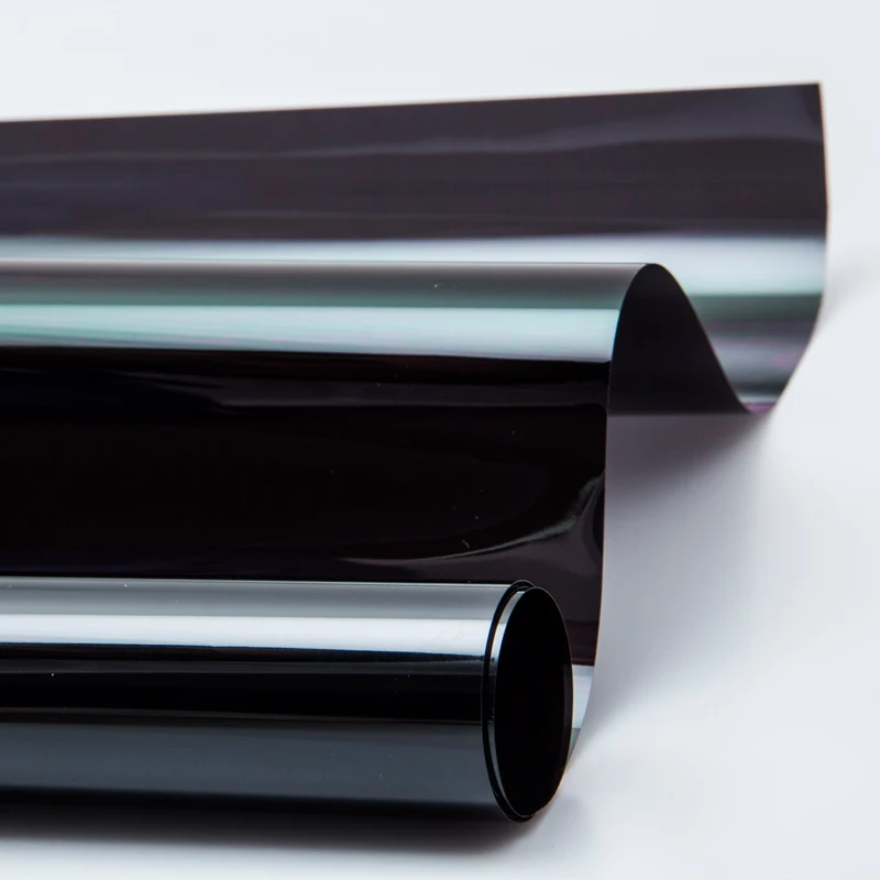 

2pcs/lot VLT 5% 0.5*3m Deep Dark Car Window Film Car Window Tinting Solar Protection film