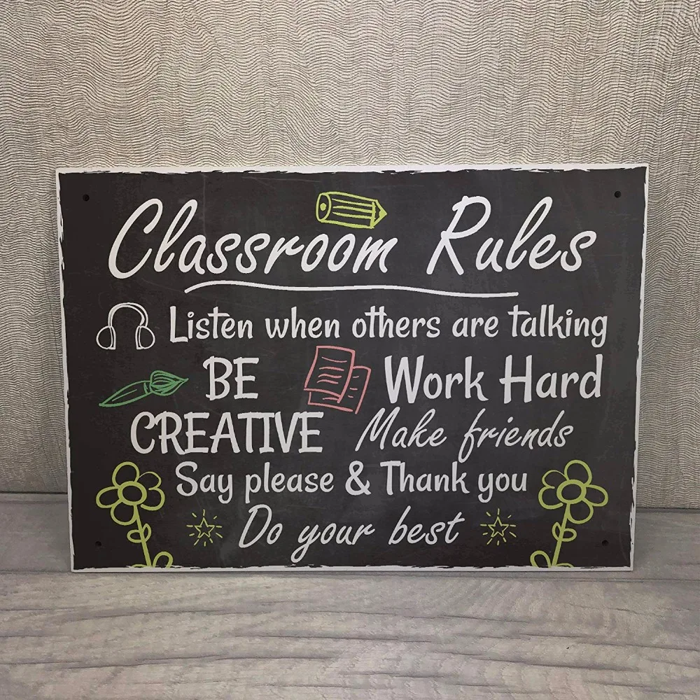Meijiafei правила класса доска лучший учительский школьный детский Знак оставляющий