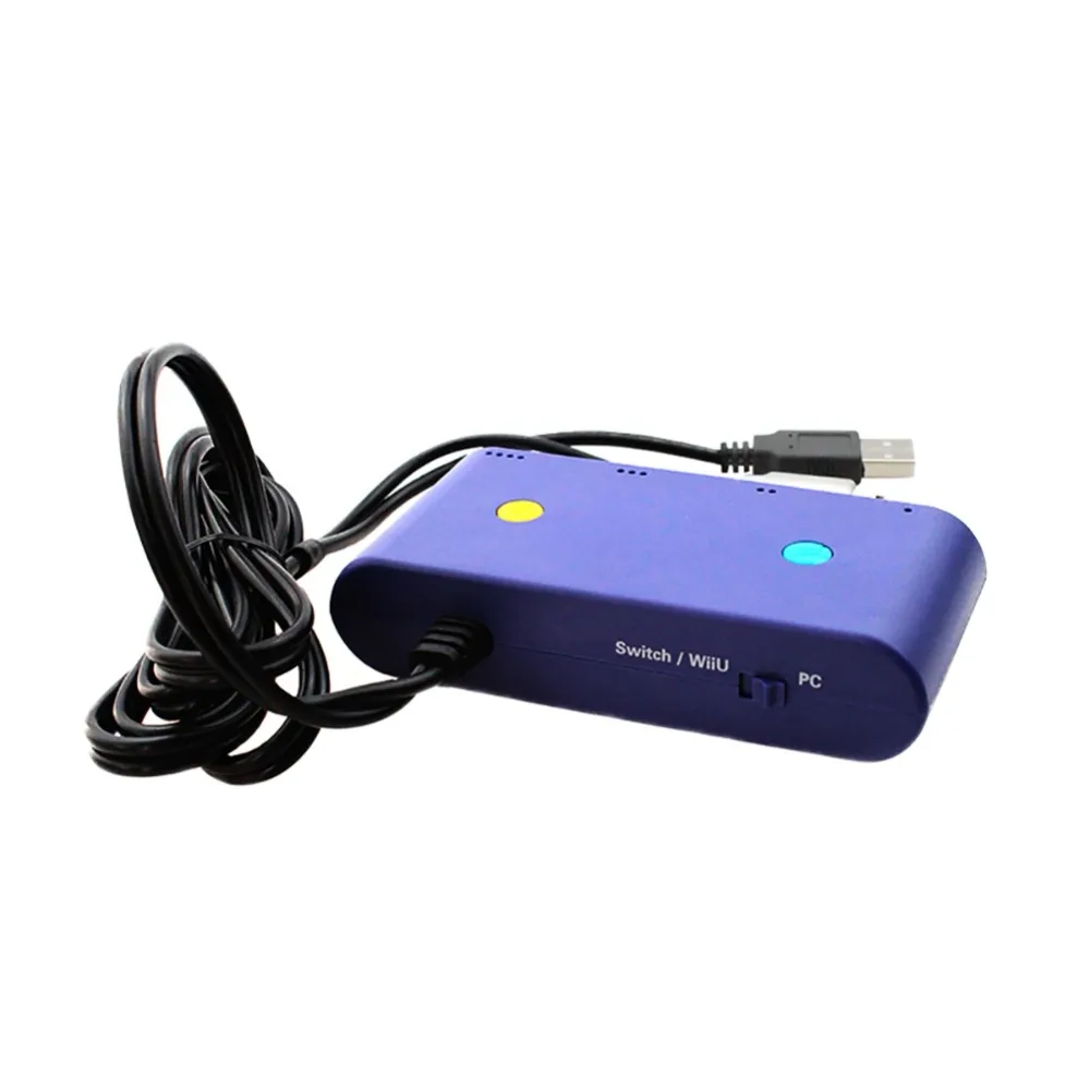 4 порта GC к WIIU PC переключатель для GameCube контроллеры USB адаптер конвертер Nintendo WiiU