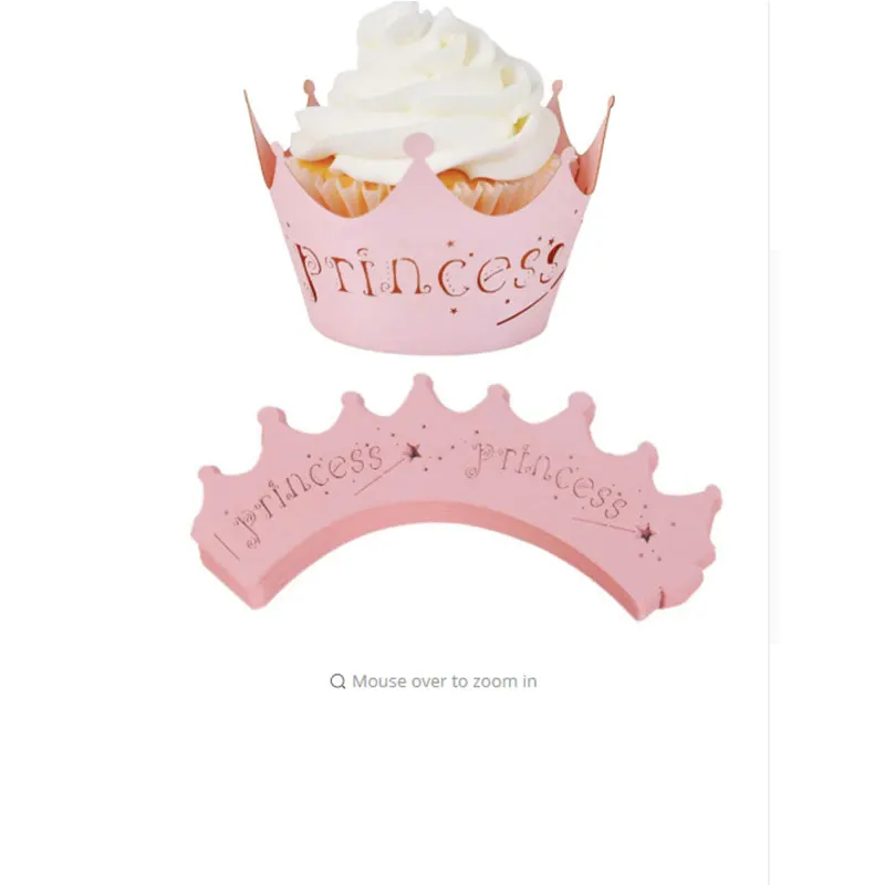 10 шт./упак. синий это мальчик розовая корона для принцессы Baby Shower День рождения