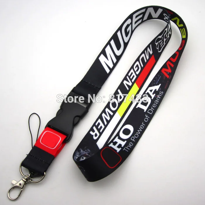 MUG NEW F041 1 шт. jdm mugen power motorsports WRX BRZ GTR автомобиль EVO ремешок для телефона ID карты шейный ремень веревка - Название цвета: MUG NEW F041