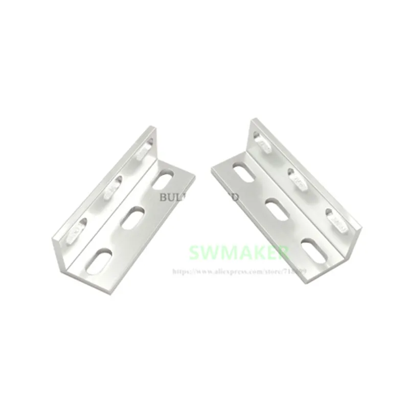 Универсальный тройной L образный кронштейн Openbuilds черного цвета для линейных