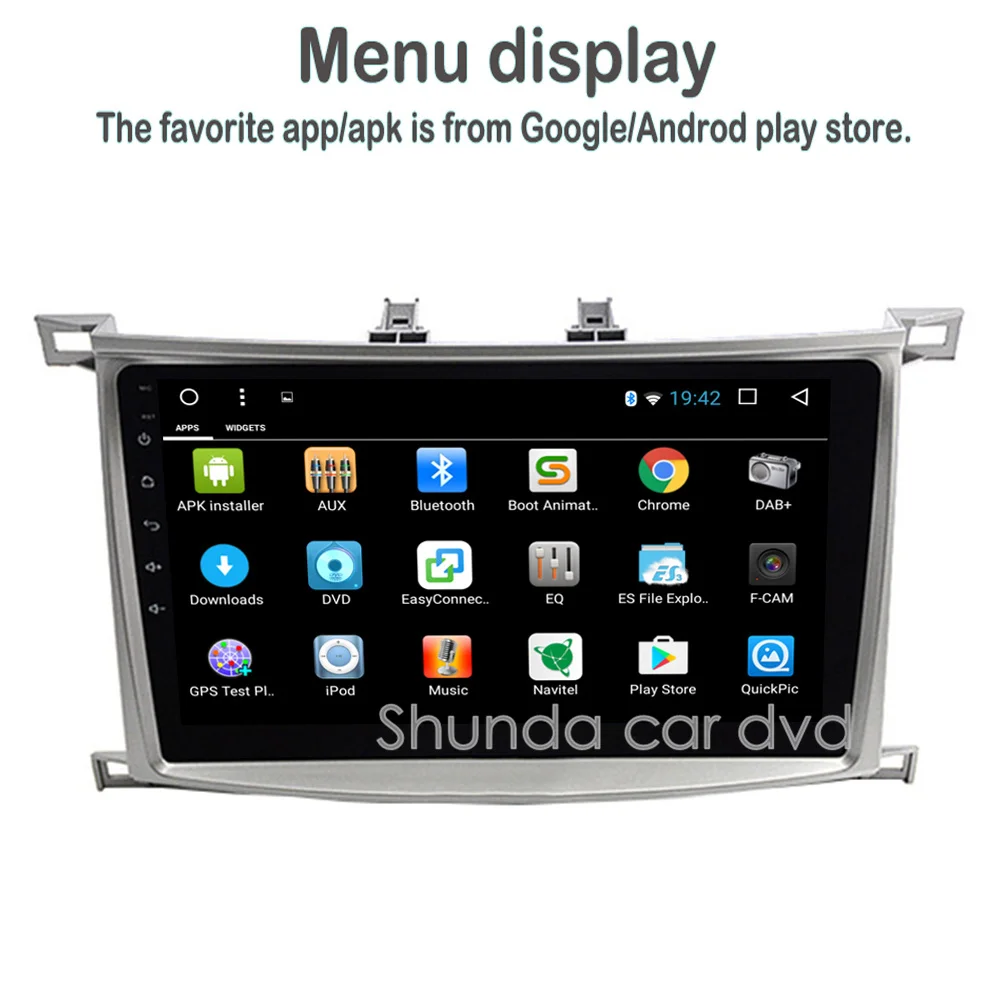 Shunda HD 9 &quotAndroid 7 1 T8 dvd-плеер автомобиля для Toyota Land Cruiser 100 LC100 2003-2007 с 3g 4 г WI-FI gps Радио BT
