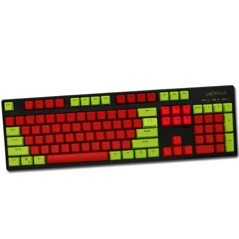 87/104 клавиш EVA красный розовый PBT подсветка Keycap OEM высота Doubleshot набор ключей для Cherry