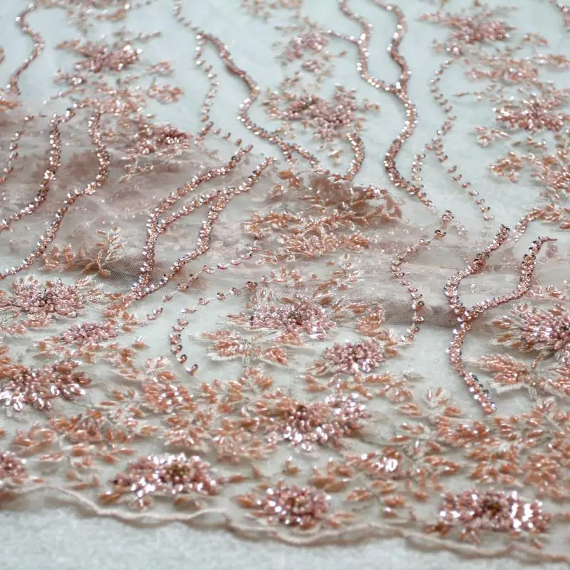 Высокое качество изготовления тяжелые жемчужные шарики с блестками на сетке