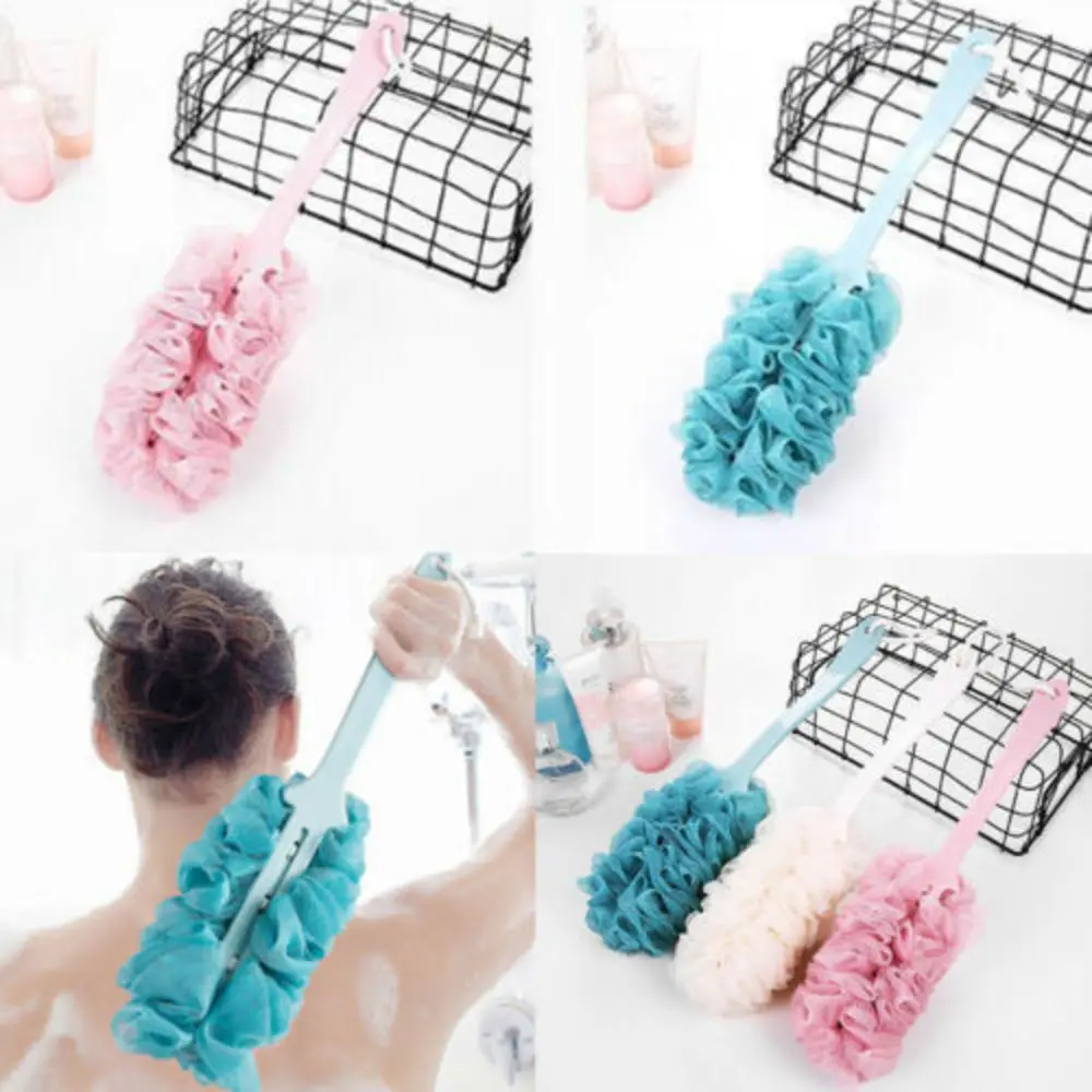 Скребок для душа губка ванны мягкая щетка тела длинная ручка | Дом и сад