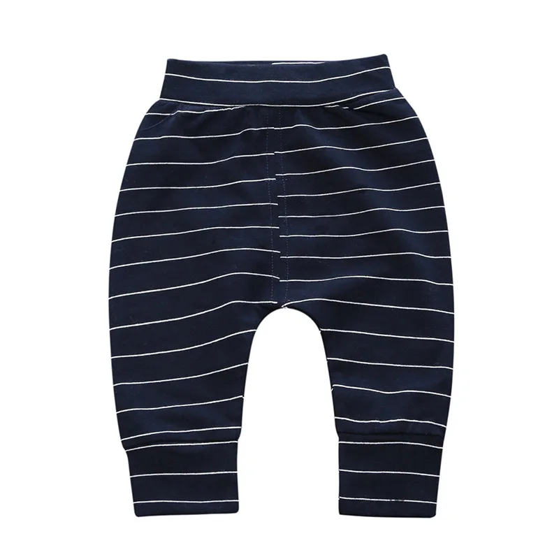 Spring Autumn Korean Fashion Baby Girls Boys Trousers 100% Cotton Stripe Toddler Clothes Pants For Kids Wear Clothing BC1620 | Детская