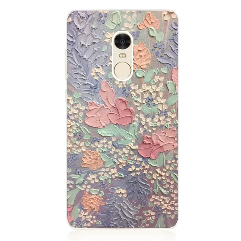 Xiaomi redmi note 4x Case Silicon Graffiti 3D relief Painting Soft tpu Back Cover for 4 Phone protect Bags shell |