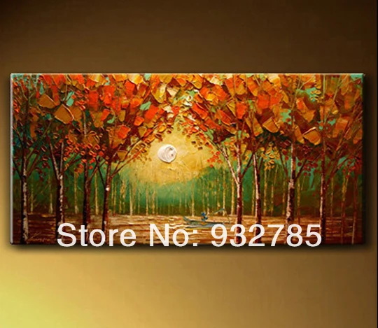 Бесплатная доставка 1 панель большой холст настенные художественные наборы
