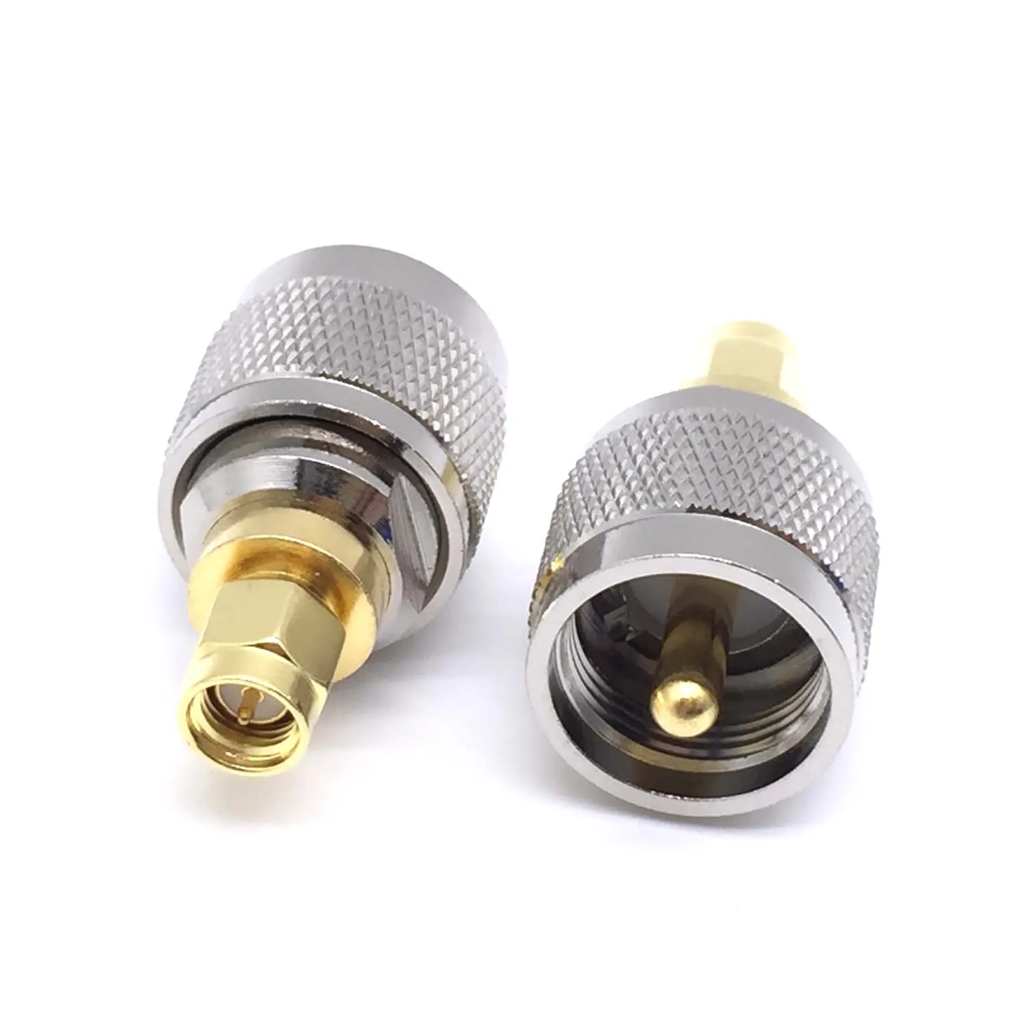 Коннектор JX 2pcs RF адаптер PL259 SO239 к SMA мужской женский для Motorola GP88S GP68 GP2000 GP328 GP338 коаксиальный кабель адаптер - Цвет: 1 X 2PCS