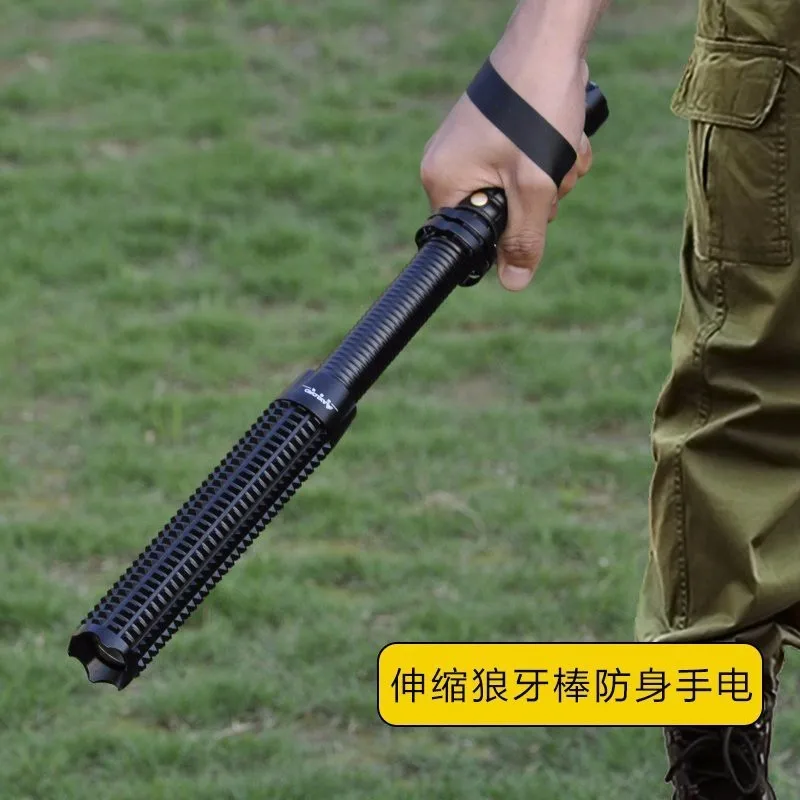 Lanterna Powerful Telescoping Led Cree Xml T6 Flashlight Tactical Torch Baton Flash Light Self Defense 18650 OR AAA 3000 Lumens|cree xml t6|xml