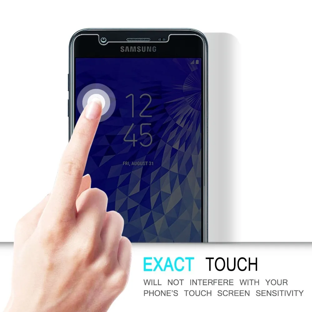 Защитное стекло закаленное для Samsung Galaxy J3 J5 J7 2017 J4 A8 J6 J8 Plus 2018|Защитные стёкла и
