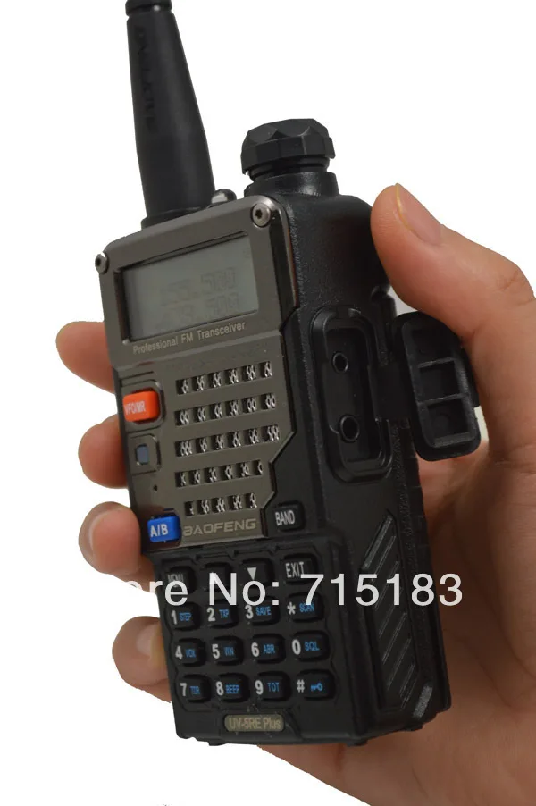 Портативная рация BAOFENG UV 5RE Plus 5 Вт 128 каналов UHF + VHF FM VOX Dual Display UV5RE Plus|radio slave flash