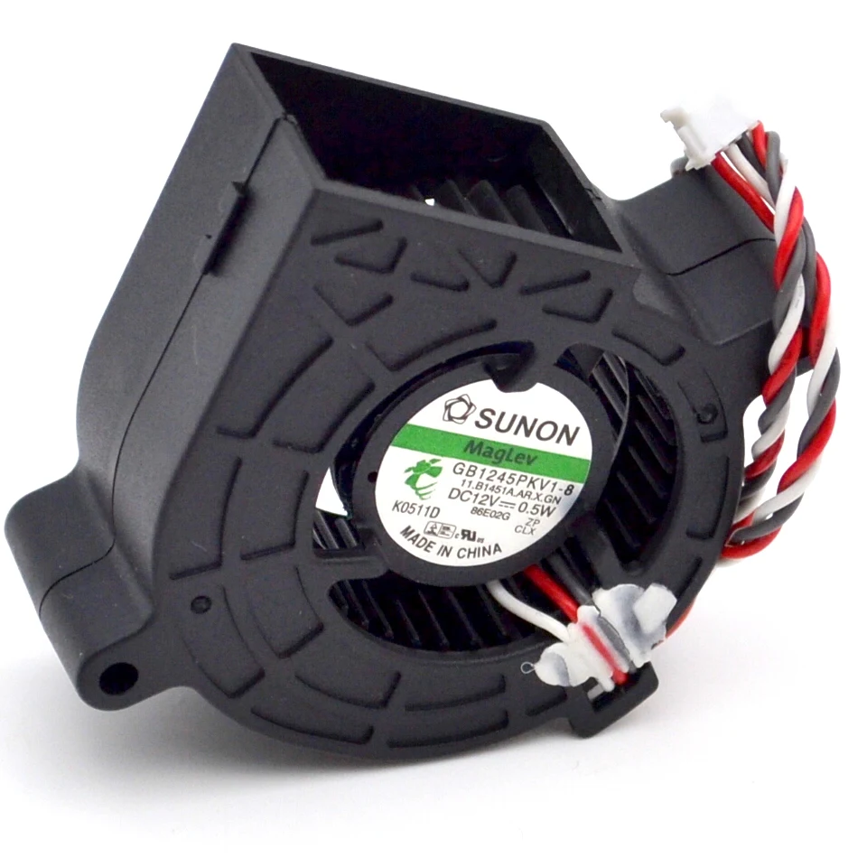 

2pcs New GB1245PKV1-8AY 45*45*20mm 12V 0.5W 4520 turbo blower cooling fan