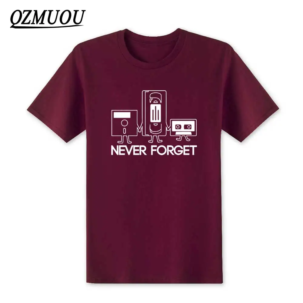 2020 Новая мода никогда не забывает дисковая кассета VHS Tech Geek футболки с принтом