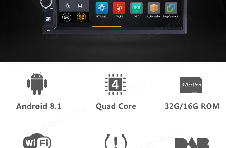 Авторадио 2 din Android 8,1 Автомагнитола для Nissan Xtrail Qashqai Almera Note мультимедиа аудио магнитофон gps навигация 4G
