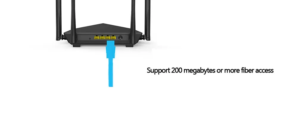 Tenda AC10 AC1200M Беспроводной Wi-Fi маршрутизатор с 2,4 ГГц/5,0 ГГц с высоким коэффициентом усиления антенны дома охват Dual Band Wi-Fi ретранслятор, easy Setup