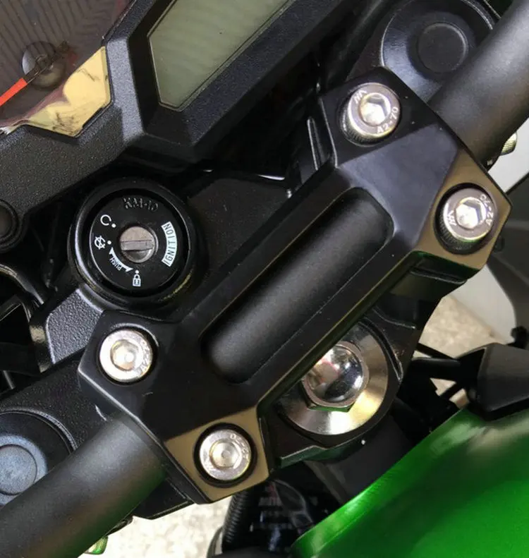 Аксессуары для мотоциклов ПОДХОДИТ Kawasaki изменение Z250 Z800 руль плюс высокая товара адаптер Ручка алюминиевый сплав черный