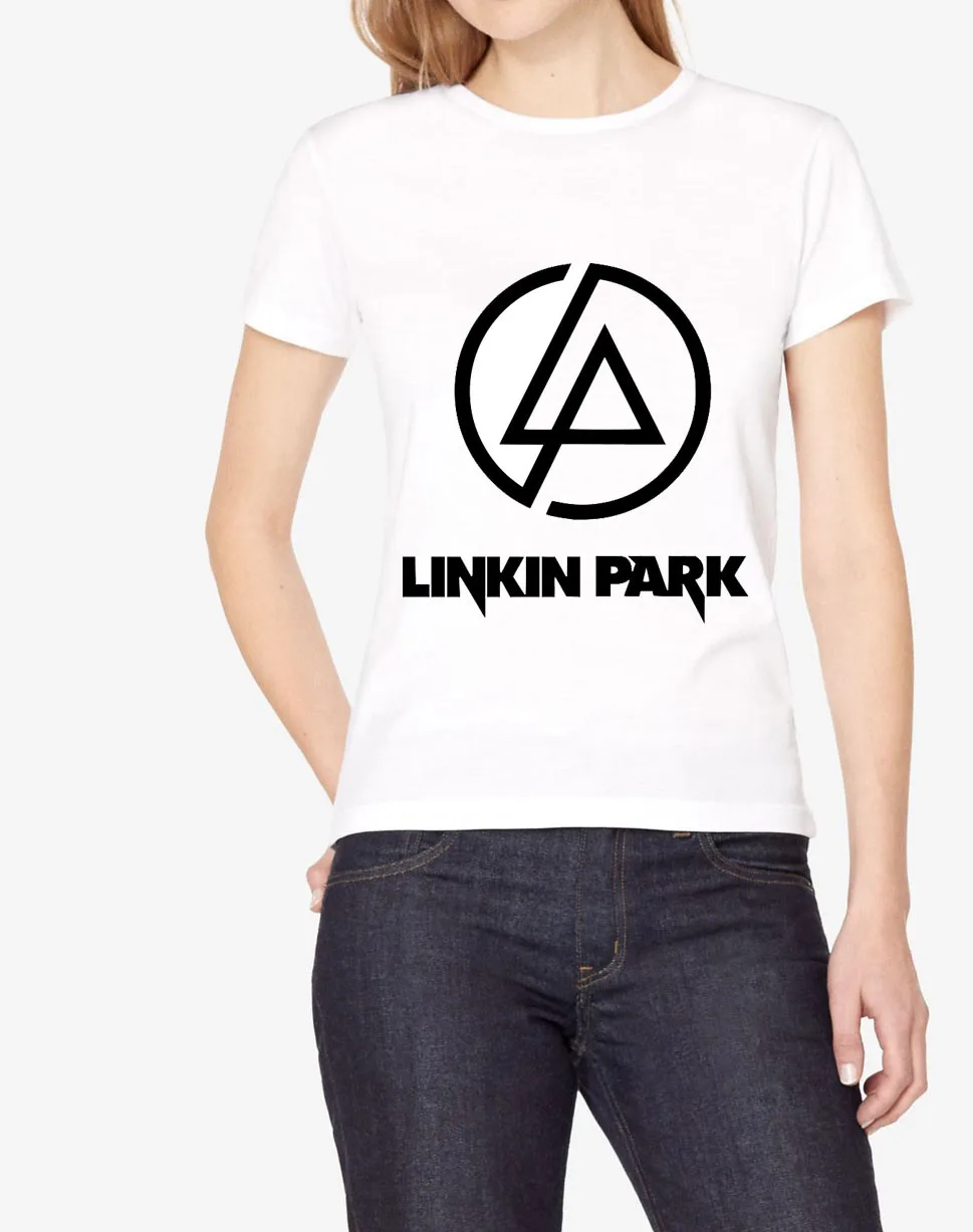 Linkin Park Print с коротким рукавом o образным вырезом Женская футболка 2019 Лето Новые