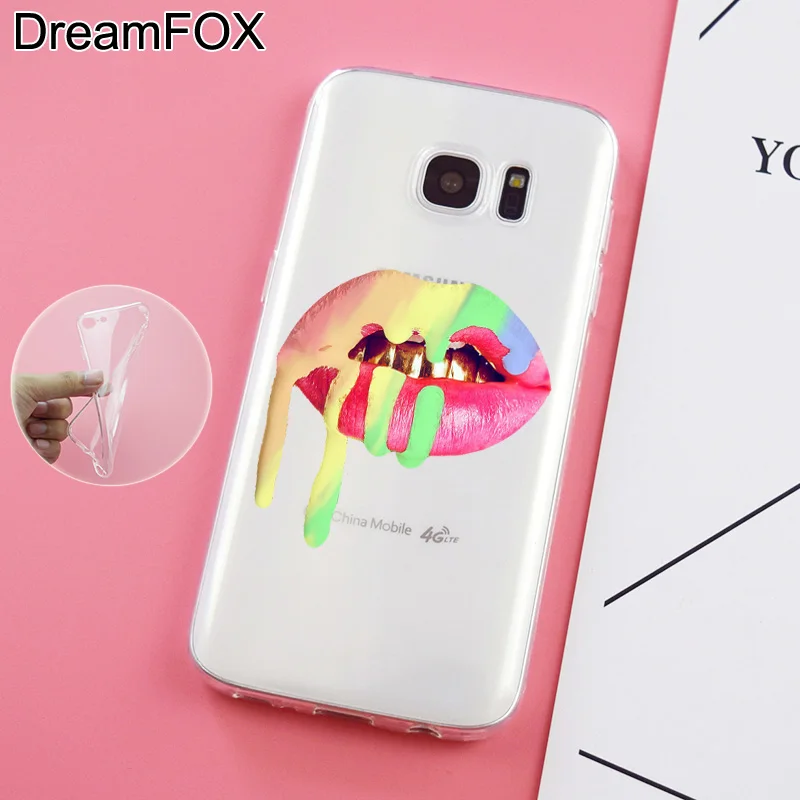 Dream Fox K309 граффити девушка Кайли Мягкий ТПУ силиконовый чехол для samsung Galaxy Note S 6 7 8 9