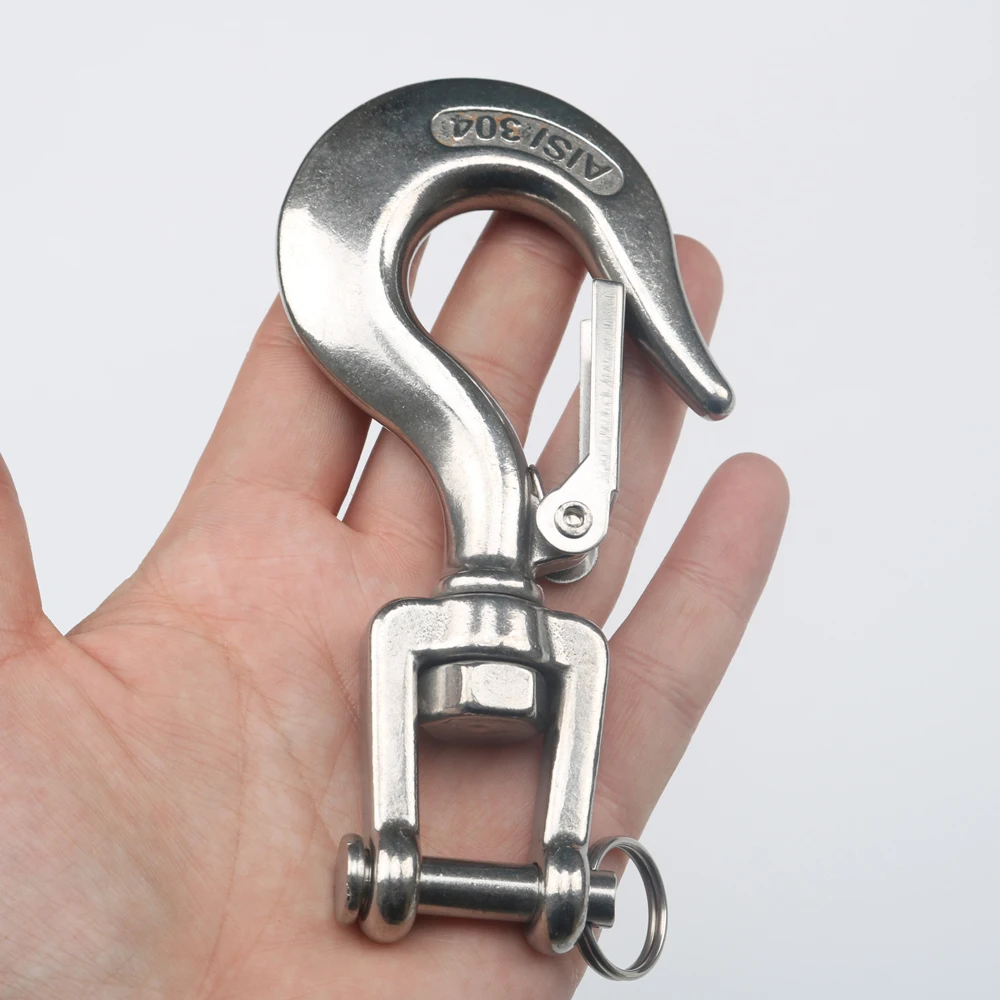 2 шт. морской щековый поворотный кран крюк с предельной нагрузкой 150-1500 кг Морская