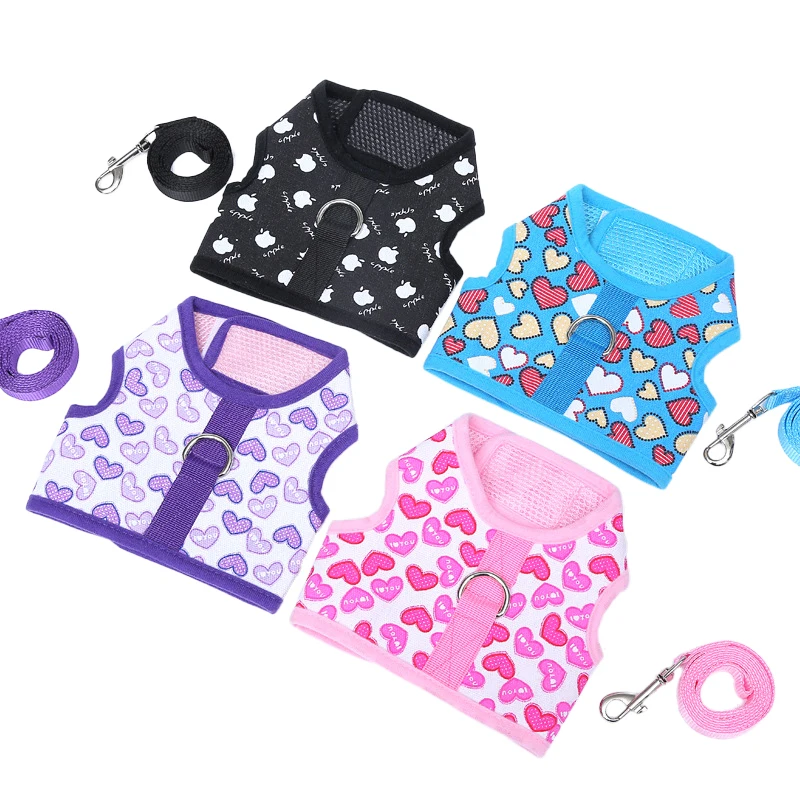 Жилет с поводком для собак мягкий жилет без тяги домашних животных Легко