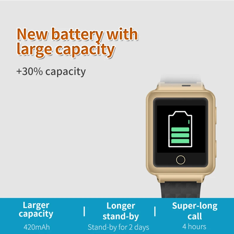 Gps часы трекер для Elederly Kids RF-V38 gps LBS WiFi Отслеживание Водонепроницаемый голосовой монитор S0S Кнопка двусторонний разговор на Google карта