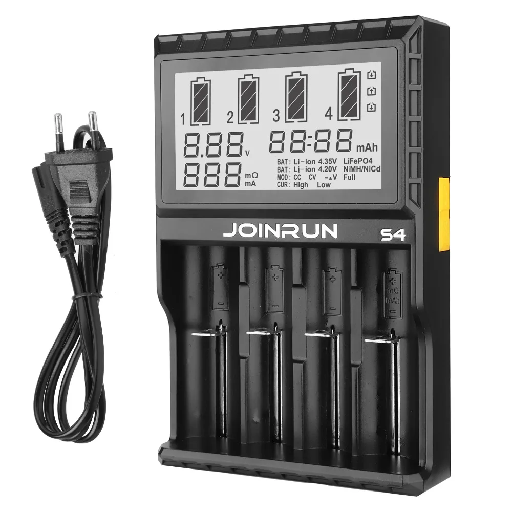 Joinrun N1 N2 S4 18650 зарядное устройство для литий ионных аккумуляторов 14500 16340 AAA AA|battery
