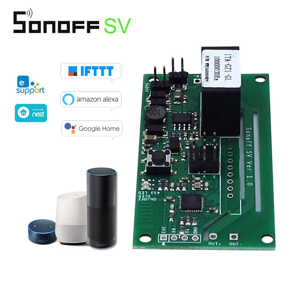 Умная розетка Sonoff S26 S20 2 шт./лот Wi-Fi датчик SONOFF DR DIN-рейка DW1 433 МГц беспроводной