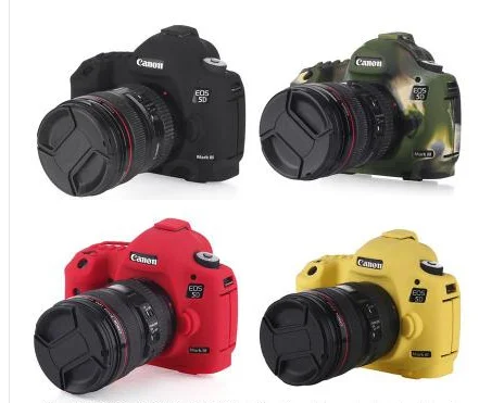 Мягкий силиконовый резиновый защитный корпус для камеры чехол Canon 1DX 2 5D4 6D2 5D3 SR 80D