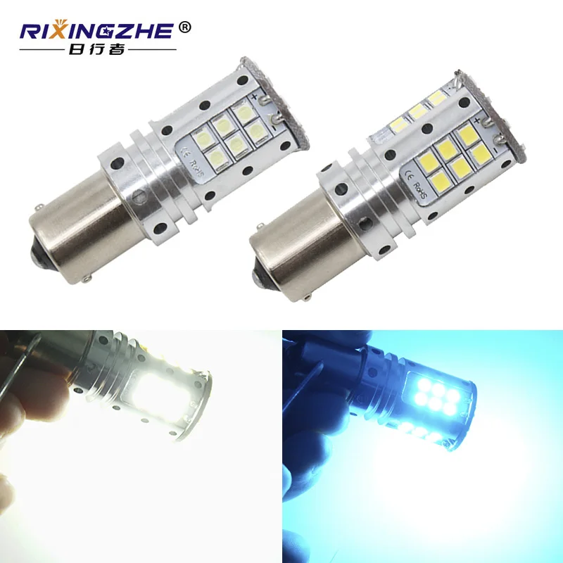 RXZ canbus 1156 светодиодный BA15S/P21W S25 3030 32SMD Авто тормозной обратного лампы ДРЛ сзади
