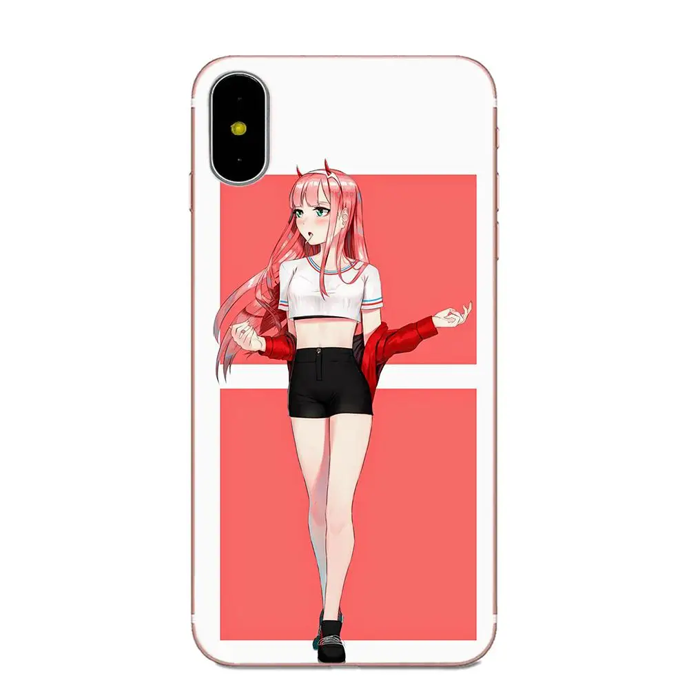 Аниме Darling In The Franxx для sony Xperia Z Z1 Z2 Z3 Z4 Z5 compact Mini M2 M4 M5 T3 E3 E5 XA XA1 XZ Премиум мягкий хипстерский чехол - Цвет: as picture